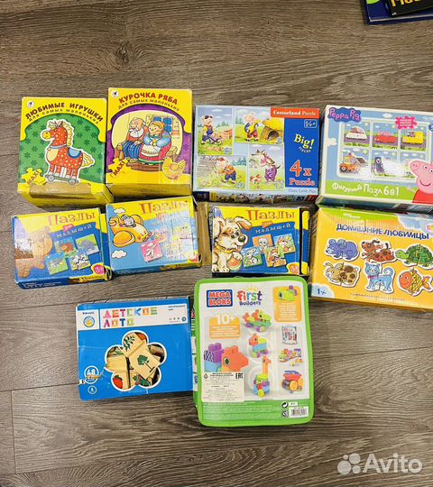 Пазлы и Mega bloks