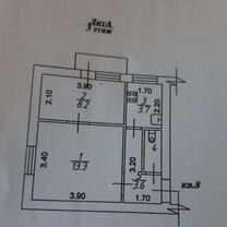 2-к. квартира, 30 м², 3/3 эт.