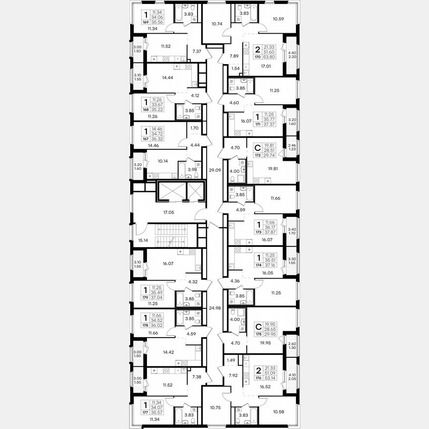 1-к. квартира, 36,3 м², 14/15 эт.