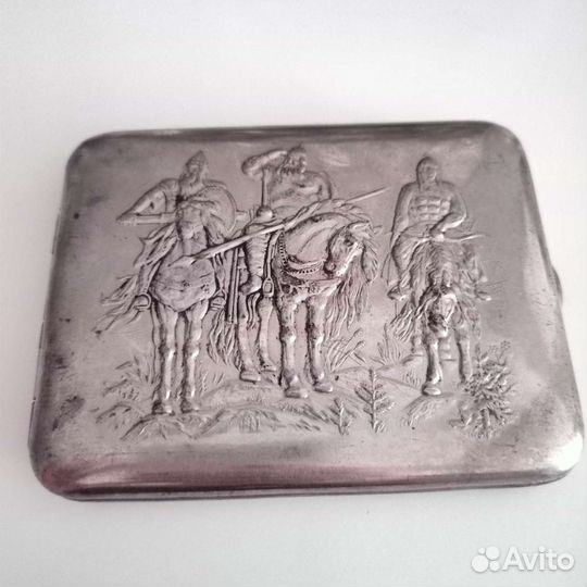 Портсигар СССР Три богатыря