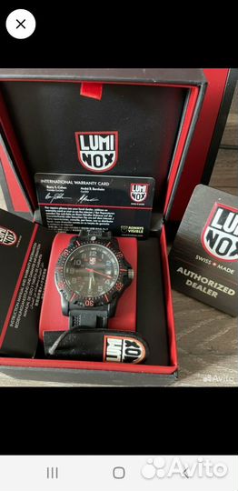 Часы мужские luminox 8815 Black OPS