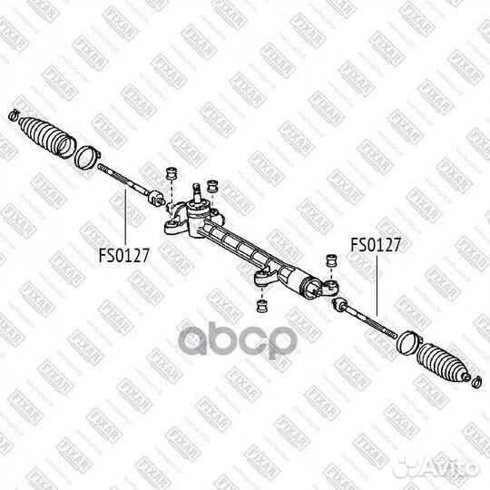 Тяга рулевая левая/правая перед toyota Coro