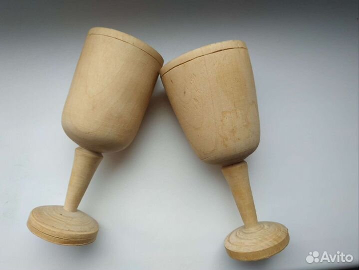 Деревянные фужеры