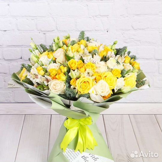 Цветы розы букет