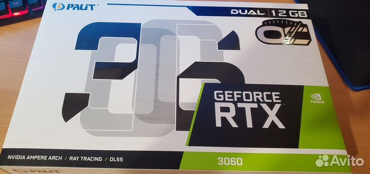 Видеокарта Palit GeForce RTX 3060 Dual OC 12 gb