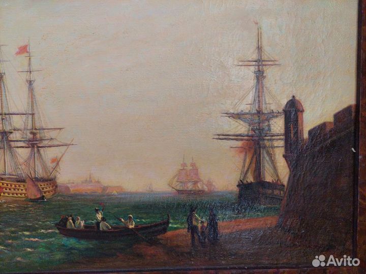 Картина маслом на холсте. Копия Айвазовского