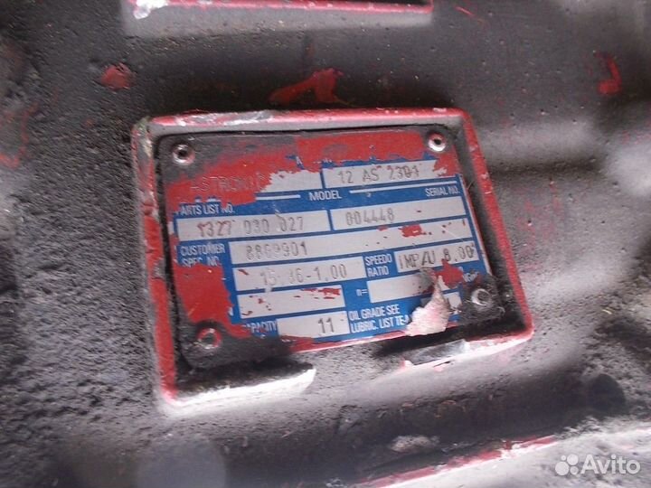 АКПП astronic 12AS2301 15.86-1.00