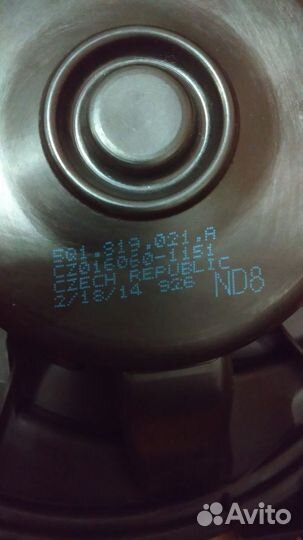 Вентилятор отопителя салона Skoda