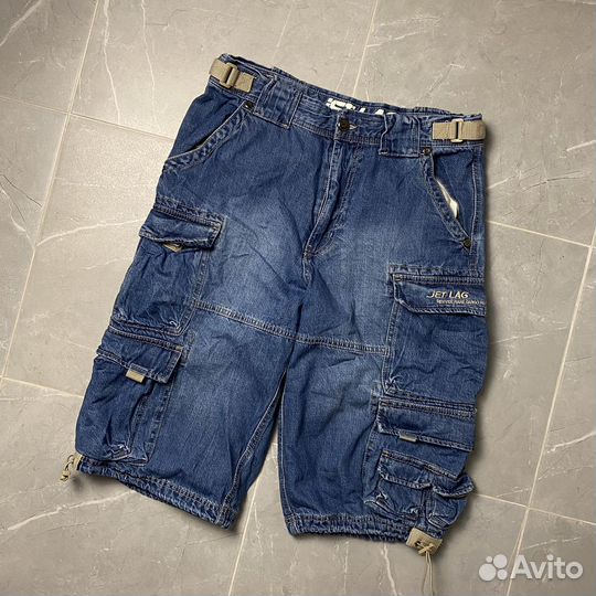 Широкие реп штрты Jet Lag Vintage Dickies y2k