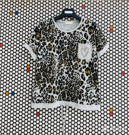 Футболка женская с карманом, Korean,52/58