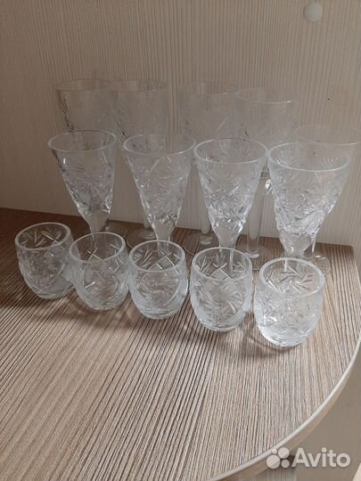 Хрустальные рюмки СССР