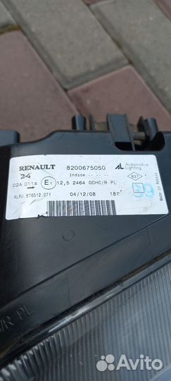 Фары на renault logan 1