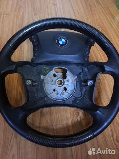 Руль Карбоновый bmw e39, е38, е53 Карбон