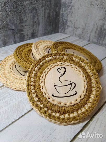 Подставка под горячее ручная работа