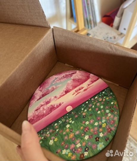 Картина маслом закат