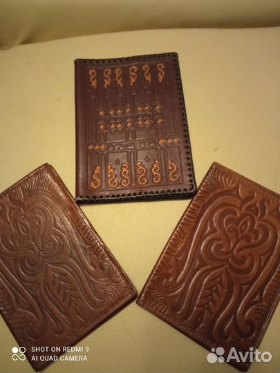 Кожаные обложки для паспорта С С С Р