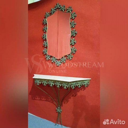 Консоль и зеркало в стиле Людовика XV. Винтаж