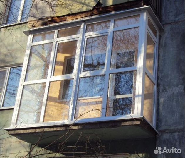 Балкон Французское Остекление