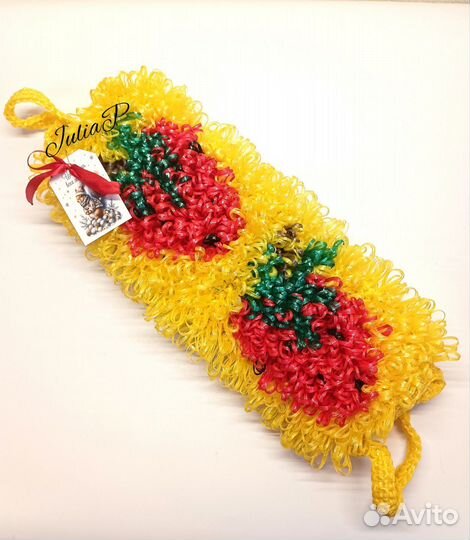 Мочалка ручной работы