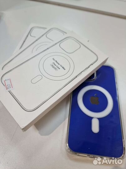 Чехол на iPhone 14 pro Max с magsafe прозрачный