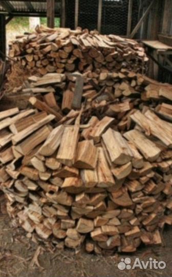 Дрова колотые дуб