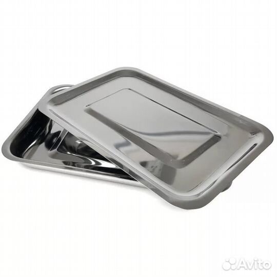 Лоток прямоугольный 260*180*30 с крышкой кмн-лмпрк