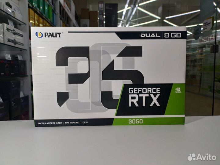 Видеокарта Palit GeForce RTX 3050 Dual