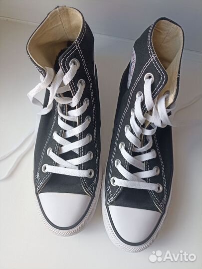 Кеды converse черные размер 23,5 см 37 (eur)