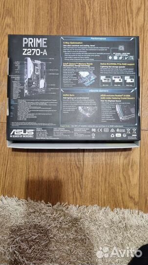 Материнская плата LGA 1151 Asus prime Z270 A