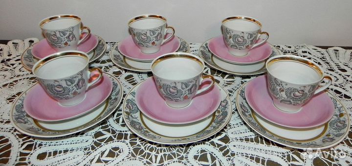 Советский фарфор, сервизы