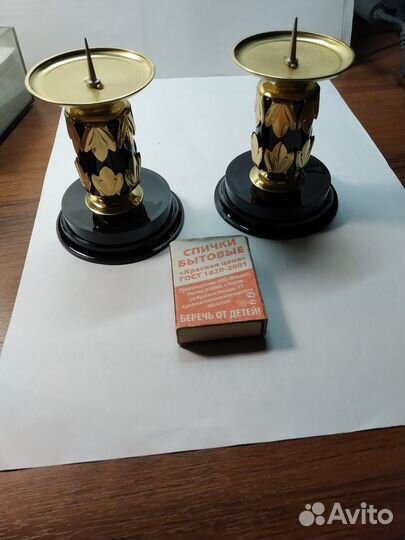 Подсвечники в стиле ретро.Златоуст. СССР. 2шт