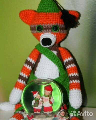 Вязанный котик фундус