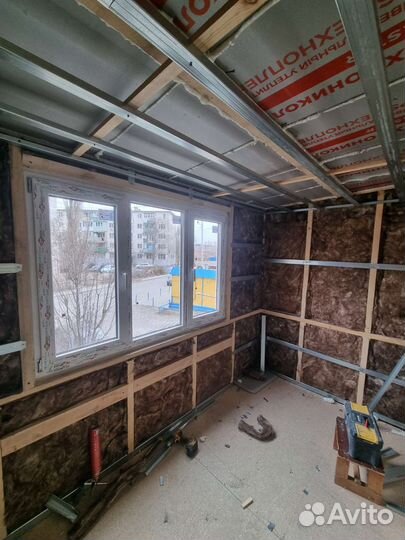 Балкон с окном 2.7м на 1.3м