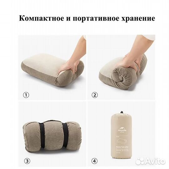 Анатомическая подушка Naturehike (Memory Foam)