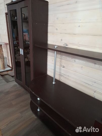 Стенка горка в гостиную с нишей под тв