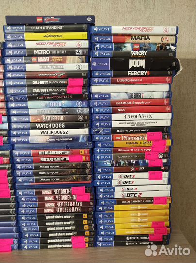 Игры на ps4 бу разные