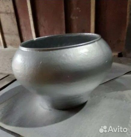 Горшок алюминиевый без крышки 1,5 л