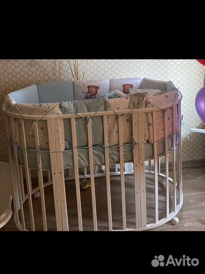 Детская кроватка трансформер 8 в 1