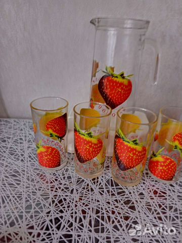 Стаканы 4шти графин