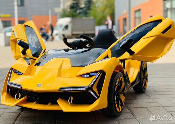 Электромобиль Lamborghini NEL-603 золотой 4WD