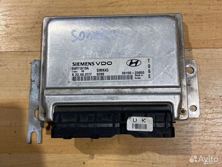 Блок управления двигателем Hyundai Sonata EF Tagaz