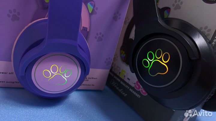 Наушники беспроводные Единорог + ушки детские