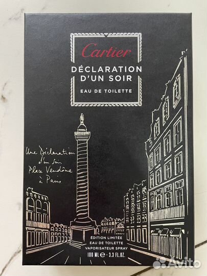 Мужская туалетная вода Cartier