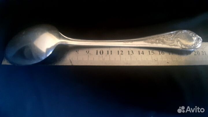 Ложка столовая серебро 875 проба.Клеймо зiд 3шт
