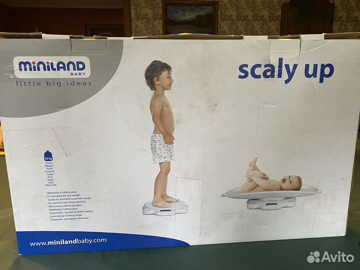 Весы детские miniland scaly up