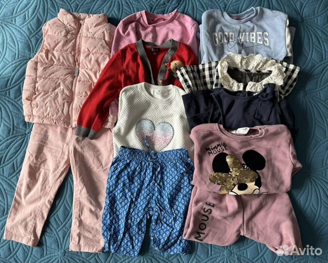 Одежда для девочки 86-104 р-ра Zara, H&M