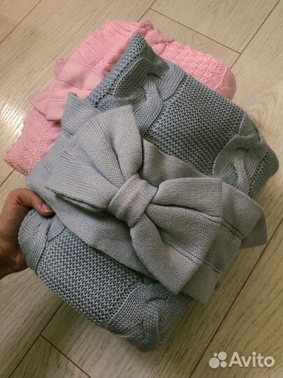 Вязаный плед детский выписка