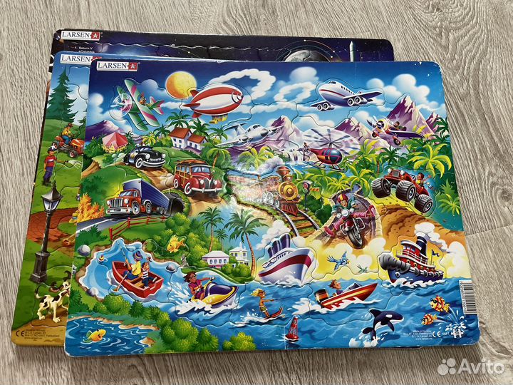 Пазлы Larsen пакетом