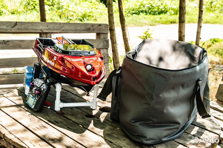 Карповый кораблик,камера,эхолот,25А,сброс,сумка