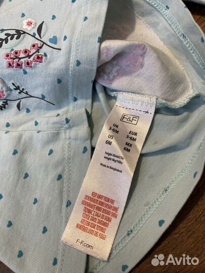 Вещи пакетом на девочку 0-6 мес